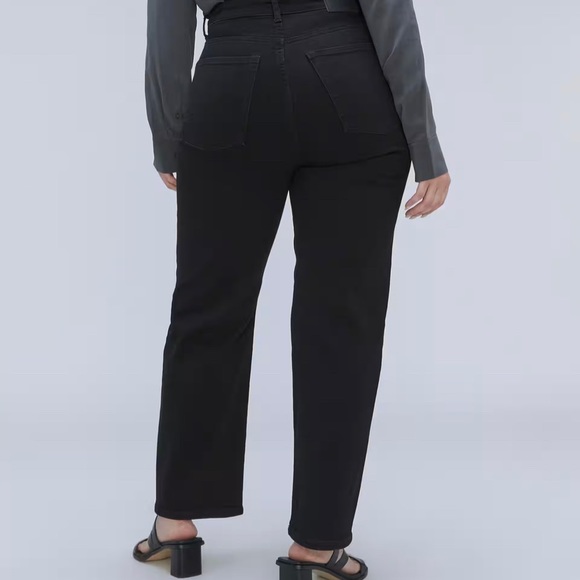 Everlane Women's The Curvy Way-High High Rise Denim Jean Black Size 26 NWT - Picture 3 of 12